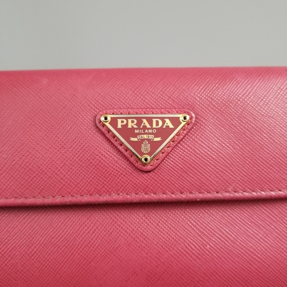 PRADA Beautiful Double Sided Flap wallet Italy - Picture 2 of 16
